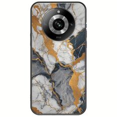 The Marble Collection - Artistic Realme 11 Pro 5G Black TPU (Μαύρη Σιλικόνη)