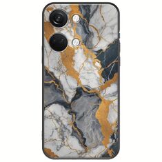 The Marble Collection - Artistic OnePlus Nord 3 5G Black TPU (Μαύρη Σιλικόνη)