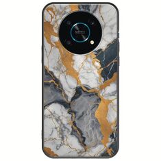 The Marble Collection - Artistic Honor Magic 4 Lite 5G Black TPU (Μαύρη Σιλικόνη)