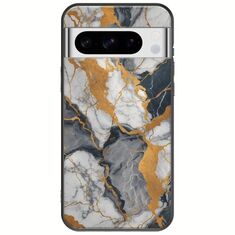 The Marble Collection - Artistic Google Pixel 8 Pro 5G Black TPU (Μαύρη Σιλικόνη)