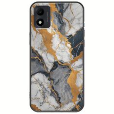 The Marble Collection - Artistic TCL 305i Black TPU (Μαύρη Σιλικόνη)
