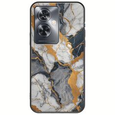 The Marble Collection - Artistic Oppo A79 5G Black TPU (Μαύρη Σιλικόνη)