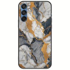 The Marble Collection - Artistic Samsung Galaxy M15 5G Black TPU (Μαύρη Σιλικόνη)