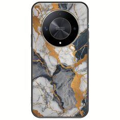 The Marble Collection - Artistic Honor Magic 6 Lite 5G Black TPU (Μαύρη Σιλικόνη)