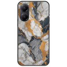 The Marble Collection - Artistic Xiaomi Poco X7 Pro 5G Black TPU (Μαύρη Σιλικόνη)