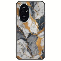 The Marble Collection - Artistic Honor 200 5G Black TPU (Μαύρη Σιλικόνη)