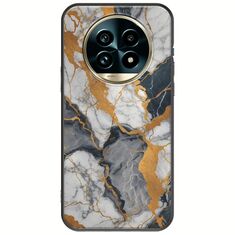 The Marble Collection - Artistic Realme 13 Pro 5G Black TPU (Μαύρη Σιλικόνη)