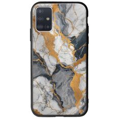 The Marble Collection - Artistic Samsung Galaxy A71 Groove TPU (Tempered Glass και TPU)