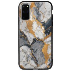 The Marble Collection - Artistic Samsung Galaxy S20 Plus Groove TPU (Tempered Glass και TPU)