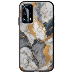The Marble Collection - Artistic Huawei P40 Groove TPU (Tempered Glass και TPU)