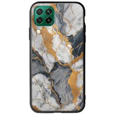 The Marble Collection - Artistic Huawei P40 Lite Groove TPU (Tempered Glass και TPU)