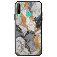 The Marble Collection - Artistic Huawei P40 Lite E Groove TPU (Tempered Glass και TPU)