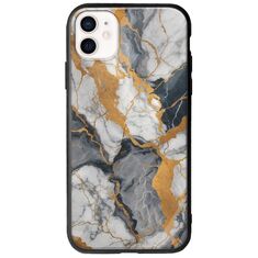 The Marble Collection - Artistic iPhone 12 mini Groove TPU (Tempered Glass και TPU)