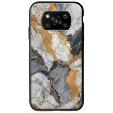 The Marble Collection - Artistic Xiaomi Poco X3 NFC / X3 Pro Groove TPU (Tempered Glass και TPU)