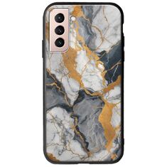 The Marble Collection - Artistic Samsung Galaxy S21 Groove TPU (Tempered Glass και TPU)