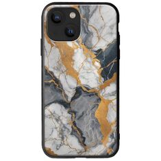 The Marble Collection - Artistic iPhone 13 mini Groove TPU (Tempered Glass και TPU)