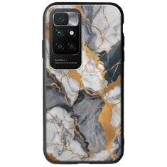 The Marble Collection - Artistic Xiaomi Redmi 10 Groove TPU (Tempered Glass και TPU)