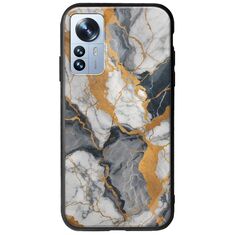 The Marble Collection - Artistic Xiaomi 12 Pro Groove TPU (Tempered Glass και TPU)