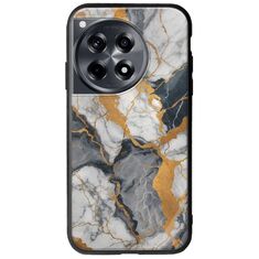 The Marble Collection - Artistic OnePlus 12 5G Groove TPU (Tempered Glass και TPU)