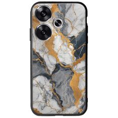 The Marble Collection - Artistic Xiaomi Poco F6 5G Groove TPU (Tempered Glass και TPU)