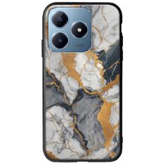 The Marble Collection - Artistic Realme C63 Groove TPU (Tempered Glass και TPU)