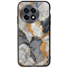 The Marble Collection - Artistic OnePlus 13R 5G Groove TPU (Tempered Glass και TPU)