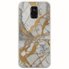 The Marble Collection - Elegance Samsung Galaxy A8(2018) Flexible TPU (Διάφανη Σιλικόνη)