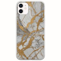 The Marble Collection - Elegance iPhone 12 Flexible TPU (Διάφανη Σιλικόνη)