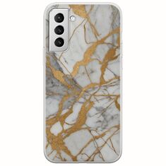 The Marble Collection - Elegance Samsung Galaxy S21 Plus Flexible TPU (Διάφανη Σιλικόνη)