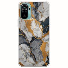 The Marble Collection - Artistic Xiaomi Redmi Note 10 / 10s Flexible TPU (Διάφανη Σιλικόνη)