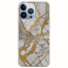 The Marble Collection - Elegance iPhone 13 Pro Flexible TPU (Διάφανη Σιλικόνη)