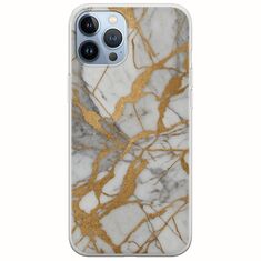 The Marble Collection - Elegance iPhone 12 Pro Flexible TPU (Διάφανη Σιλικόνη)
