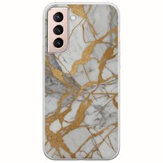 The Marble Collection - Elegance Samsung Galaxy S21 FE 5G Flexible TPU (Διάφανη Σιλικόνη)