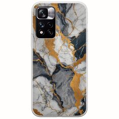 The Marble Collection - Artistic Xiaomi Redmi Note 11 Pro Plus 5G Flexible TPU (Διάφανη Σιλικόνη)