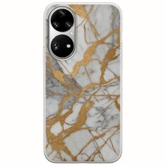The Marble Collection - Elegance Huawei P50 Pro Flexible TPU (Διάφανη Σιλικόνη)