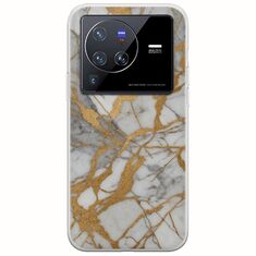 The Marble Collection - Elegance Vivo X80 Pro Flexible TPU (Διάφανη Σιλικόνη)