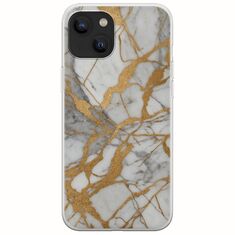 The Marble Collection - Elegance iPhone 14 Plus Flexible TPU (Διάφανη Σιλικόνη)