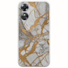 The Marble Collection - Elegance Oppo A17 Flexible TPU (Διάφανη Σιλικόνη)