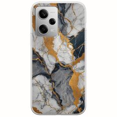 The Marble Collection - Artistic Xiaomi Redmi Note 12 Pro Plus 5G Flexible TPU (Διάφανη Σιλικόνη)