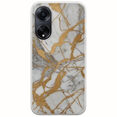 The Marble Collection - Elegance Oppo A98 5G Flexible TPU (Διάφανη Σιλικόνη)