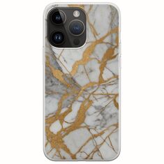 The Marble Collection - Elegance iPhone 15 Pro Max Flexible TPU (Διάφανη Σιλικόνη)