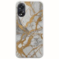 The Marble Collection - Elegance Oppo A38 Flexible TPU (Διάφανη Σιλικόνη)
