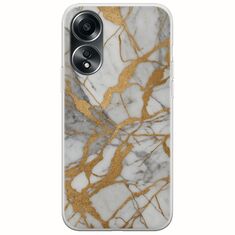 The Marble Collection - Elegance Oppo A78 5G Flexible TPU (Διάφανη Σιλικόνη)