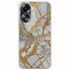 The Marble Collection - Elegance Oppo A78 4G Flexible TPU (Διάφανη Σιλικόνη)
