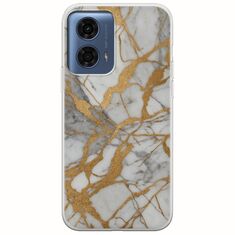 The Marble Collection - Elegance Motorola Moto G24 Flexible TPU (Διάφανη Σιλικόνη)