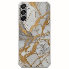 The Marble Collection - Elegance Samsung Galaxy M55 5G Flexible TPU (Διάφανη Σιλικόνη)