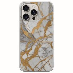 The Marble Collection - Elegance iPhone 16 Pro Flexible TPU (Διάφανη Σιλικόνη)