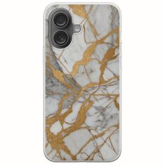 The Marble Collection - Elegance iPhone 16 Plus Flexible TPU (Διάφανη Σιλικόνη)