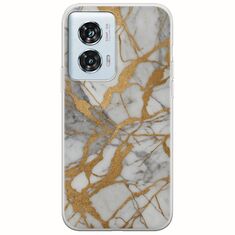 The Marble Collection - Elegance Motorola Edge 50 Fusion 5G Flexible TPU (Διάφανη Σιλικόνη)