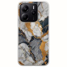 The Marble Collection - Artistic Xiaomi Redmi Note 14 5G Flexible TPU (Διάφανη Σιλικόνη)